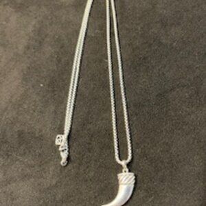 David Yurman Chain w/ Horn Charm